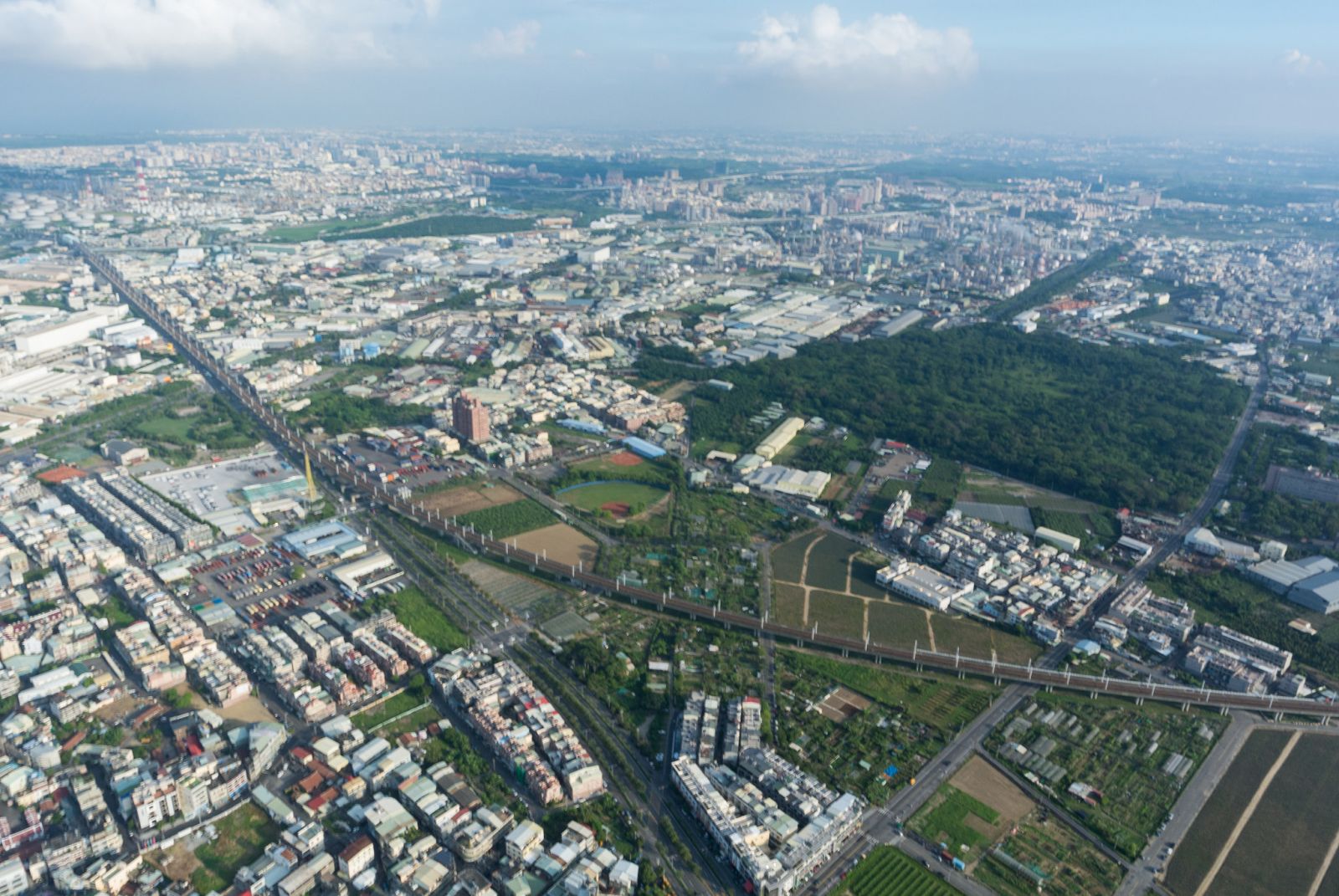 校舍西側空拍圖